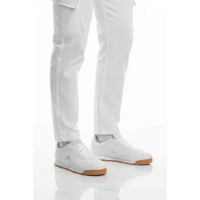 Slazenger Beyaz Bağcıklı Erkek Sneaker