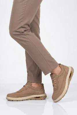 Kum Nubuk Hakiki Deri Erkek Casual Ayakkabı