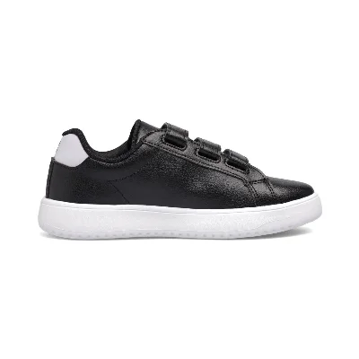 Siyah Cırtlı Unisex Çocuk Spor Ayakkabı