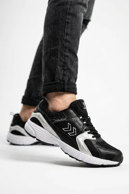 Siyah (Dar Kalıp) Fileli Unisex Spor Ayakkabı