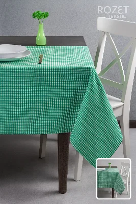 Dertsiz Çok Amaçlı Sofra Bezi&Piknik Örtüsü Pötikare Desenli Masa Örtüsü