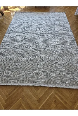 Bordürlü Sisal Bej Krem İskandinav Extra Yumuşak Özel Kesim Kolay Temizlenen Salon Koridor Halısı