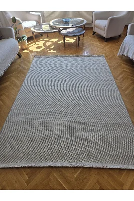 Bordürlü Sisal Bej İskandinav Extra Yumuşak Özel Kesim Kolay Temizlenen Salon Koridor Halısı