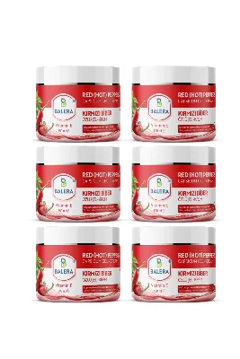 Selülit Jeli 500ml - Sıkılaştırıcı Etkili Kırmızı Biber Ve Acı Biber Özlü Masaj Jeli 6 Adet