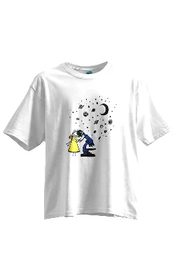 Micro Cosmos - Kısa Kollu Regular Basic T-Shirt