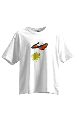 Cosmic Face - Kısa Kollu Regular Basic T-Shirt
