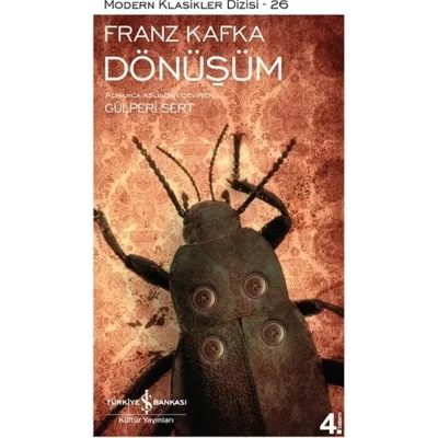 İş Bankası Kültür Yayınları Modern Klasikler Dizisi Franz Kafka Dönüşüm Romanı – Türkçe, Ciltsiz, 80 Sayfa
