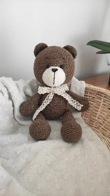 Amigurumi Kurdeleli Ayıcık