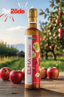 Elma Sirkesi 500 ml - Katkısız, Doğal Fermantasyon
