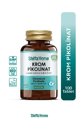 Krom Pikolinat Diyet Takviyesi 100 Tablet
