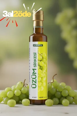 Üzüm Sirkesi 500 ml Katkısız, Doğal Fermantasyon