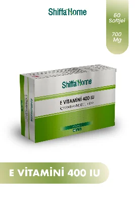E VİTAMİNİ 400 IU 700 MG X 60 SOFTGEL
