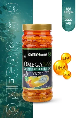 Omega 3-6-9 Balık Yağı Softjel 1000 Mg 100 Kapsül