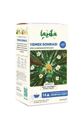 Hisli Harman Yemek Sonrası (Sindirella) 18'li PLA Poşet - Rezene, Nane, Zencefil, Papatya