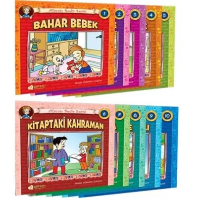 Pırıltı Kitapları - Afacan Bedir Serisi (10 Kitap Set) - Hale Cürgül Canat