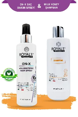 ON-X Saç Spreyi -Milk Honey Şampuan - ON-X Hair Spray -Shampoo