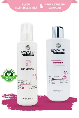 Bukle Belirginleştirici Saç Kremi -Argan Keratin Şampuan - Curl Definer -Shampoo