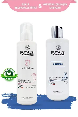 Bukle Belirginleştirici Saç Kremi -Horsetail Collagen Şampuan - Curl Definer -Shampoo