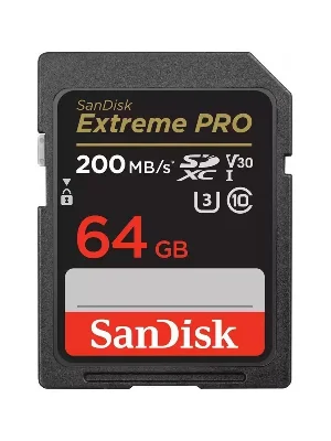 Sandisk Extreme Pro 64GB 200MB/S Sdxc Hafıza Kartı
