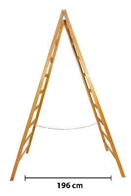 A Tipi Ahşap Merdiven 9+9 Basamaklı