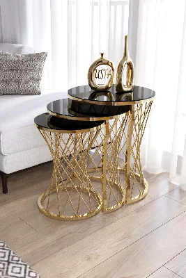 Usta Mekan Hasır Telli Model Gold Zigon Siyah Temperli Cam Gold - Siyah