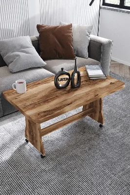 Usta Mekan Usta Tekerlekli Orta Sehpa Portatif Orta Sehpa Çalışma Masası 60 102 55 Cm Damarlıağaç