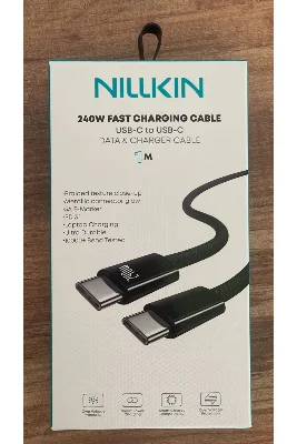 Nillkin 240w Ultra Hızlı Type-C Örgü Şarj Kablosu 1 Metre