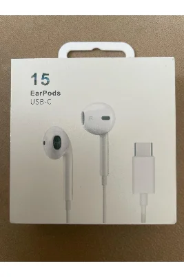 İphone Uyumlu 15 Pro 15 Plus 15 Pro Max Uyumlu Type-c Kulaklık Tak Çalıştır Bluetooth Gerektirmez