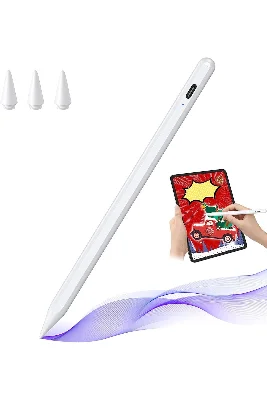 Ipad Uyumlu Avuç içi Redli Yükseltilmiş Eğim Hassasiyetli Dokunmatik Yazı Kalemi(3 Ad YEDEK UÇ)