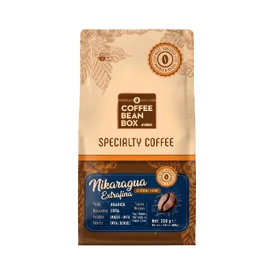 CoffeeBeanBox Nikaragua Extrafina SHG EP Kavrulmuş Çekirdek Kahve 250 gr (French Press İçin Öğütülmüş)