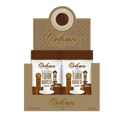 Orhan Öğütülmüş Türk Kahvesi 100 gr (24'lü Kutu)