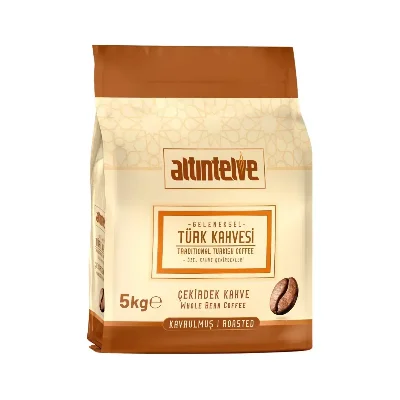 Altıntelve Kavrulmuş Çekirdek Türk Kahvesi 5 Kg (Çekirdek - Öğütülmemiş)