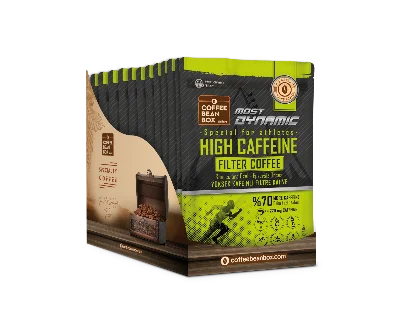 CoffeeBeanBox Most Dynamic Yüksek Kafeinli Filtre Kahve 80 gr (10'lu Kutu)