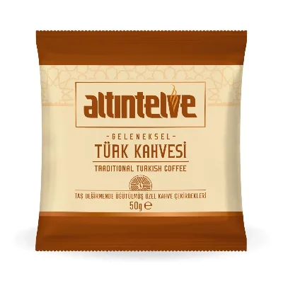 Altıntelve Türk Kahvesi 50 gr – Geleneksel Öğütülmüş Türk Kahvesi