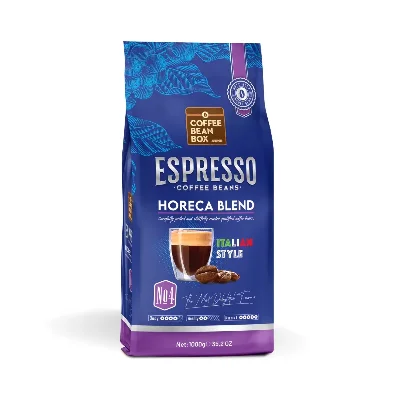 CoffeeBeanBox Horeca Blend Espresso Çekirdek Kahve 1 Kg – Italian Style (Çekirdek - Öğütülmemiş)