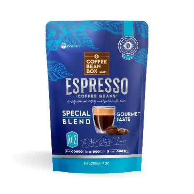 CoffeeBeanBox Special Blend Espresso Çekirdek Kahve 200 g – Gourmet Taste (Moka Pot İçin Öğütülmüş)