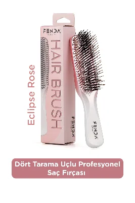 Profesyonel 4 Pinli Ergonomik Pembe Saç Fırçası FNDFPRO00003PN