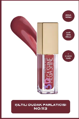 3D Mega Shine Lipgloss - 113 - Dudak Parlatıcısı