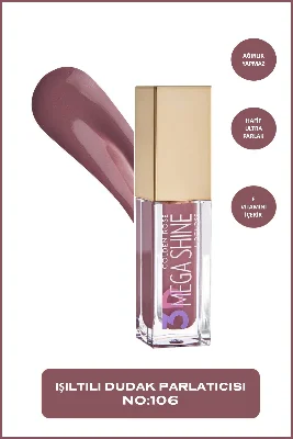 3D Mega Shine Lipgloss - 106 - Dudak Parlatıcısı