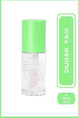 Miss Beauty Tint Lip Oil 01 Strawberry Renklendirici Dudak Yağı Yeşil Elma & Jojoba 6 ml