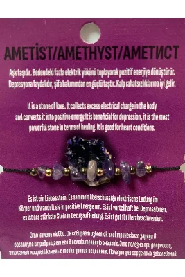 Ametist İpli Bileklik