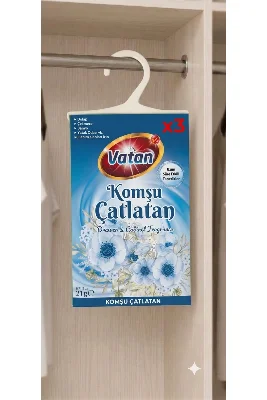 DOLAP VE ÇEKMECE KOKUSU KOMŞU ÇATLATAN 21 Gr x 3 ADET