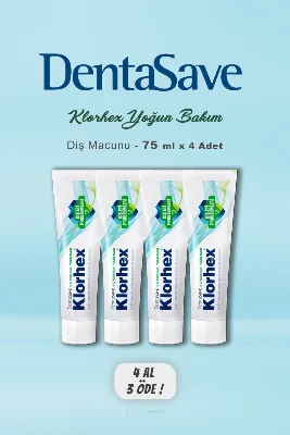 4 AL 3 ÖDE DentaSave Klorhex Diş Macunu 75 ml