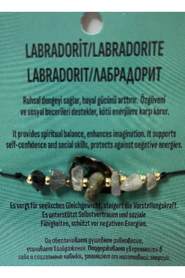 Labradorit İpli Bileklik