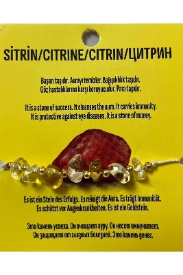 Sitrin İpli Bileklik
