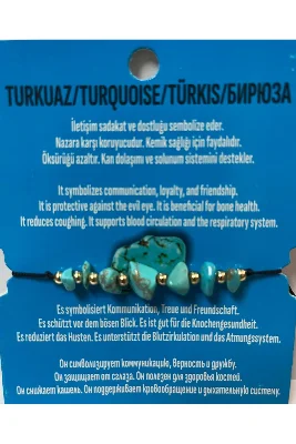 Turkuaz İpli Bileklik