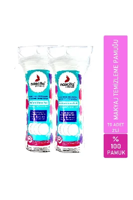 Makyaj Temizleme Pamuğu 70'li 2 Adet Pam1004
