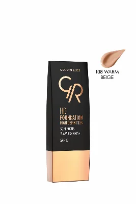Fondöten - HD Foundation High Definition 105 Warm Beige 8691190832551