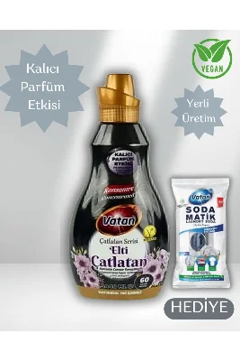 Elti Çatlatan Konsantre Çamaşır Yumuşatıcısı HEDİYE ÇAMAŞIR SODASI - %100 Vegan, 60 Yıkama, 1440 ml