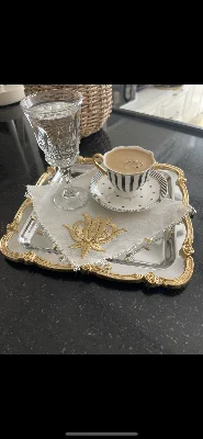 Maraşişi nakışlı sunum peçetesi